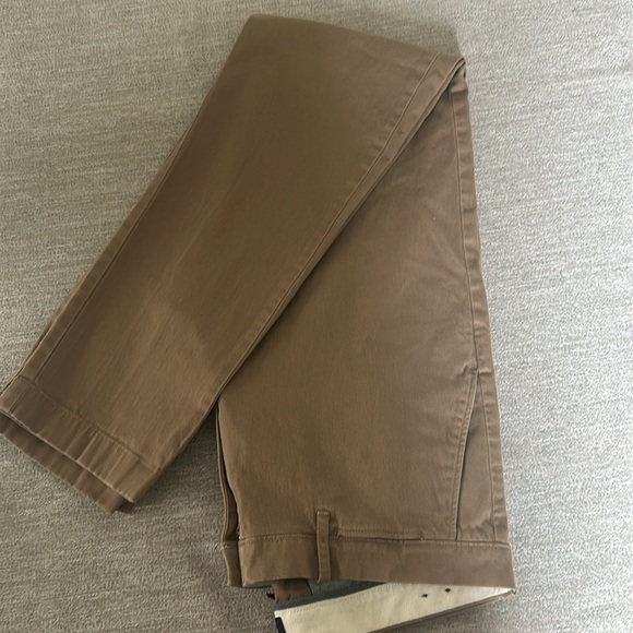 J. Crew stretch Dark khakis pants Size 33/34 - Picture 2 of 9